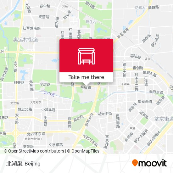 北湖渠 map