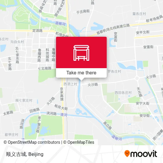 顺义古城 map