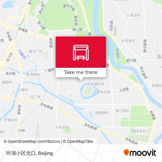环湖小区北口 map