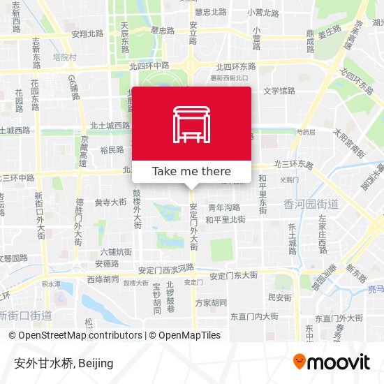 安外甘水桥 map