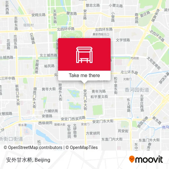 安外甘水桥 map