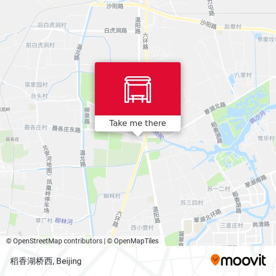 稻香湖桥西 map