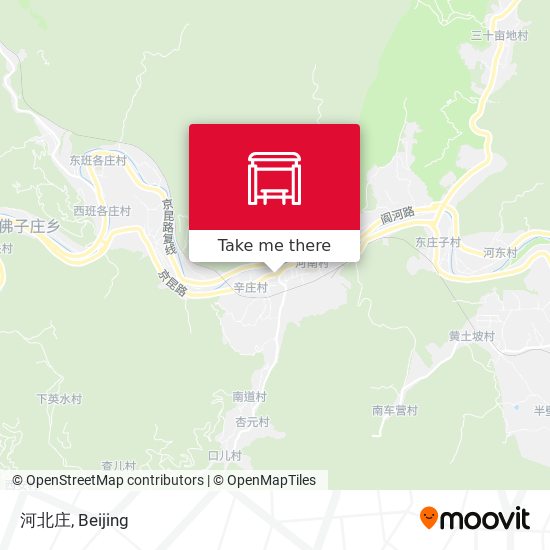 河北庄 map