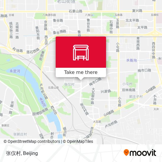 张仪村 map