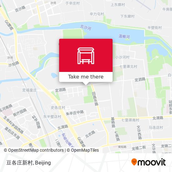 豆各庄新村 map