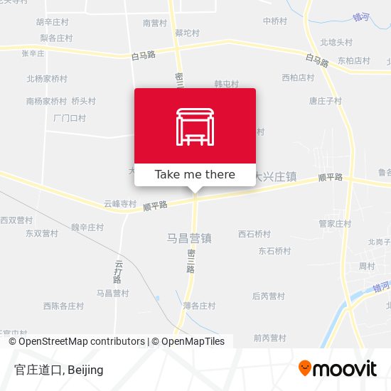 官庄道口 map