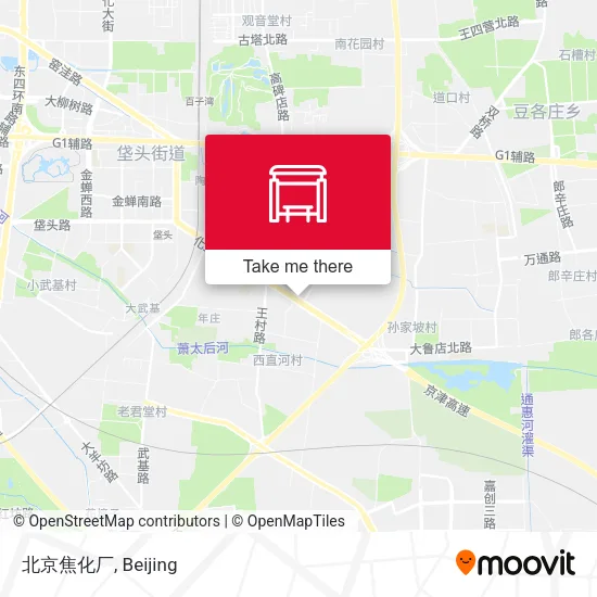 北京焦化厂 map