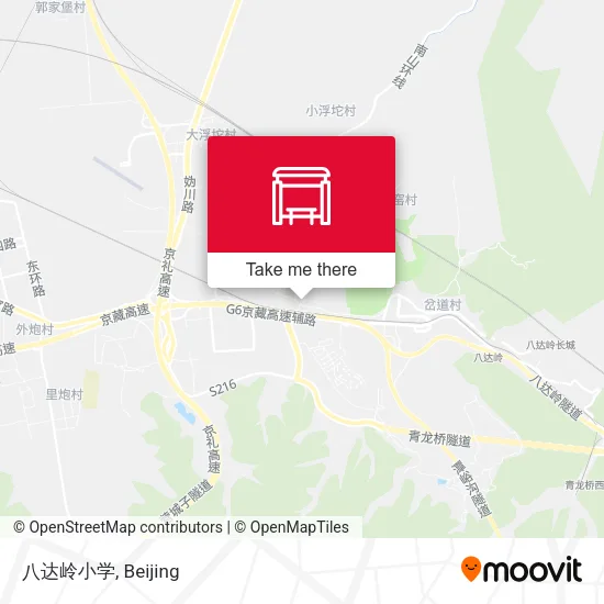 八达岭小学 map