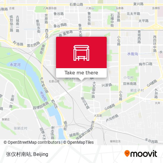 张仪村南站 map