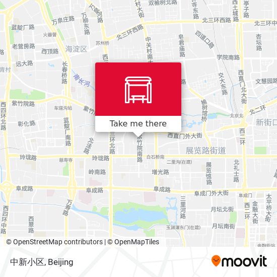 中新小区 map