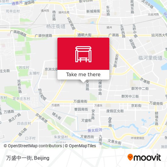 万盛中一街 map