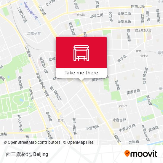 西三旗桥北 map