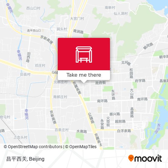 昌平西关 map