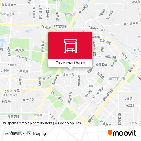 南湖西园小区 map