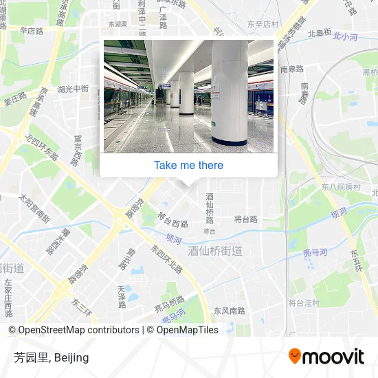 芳园里 map