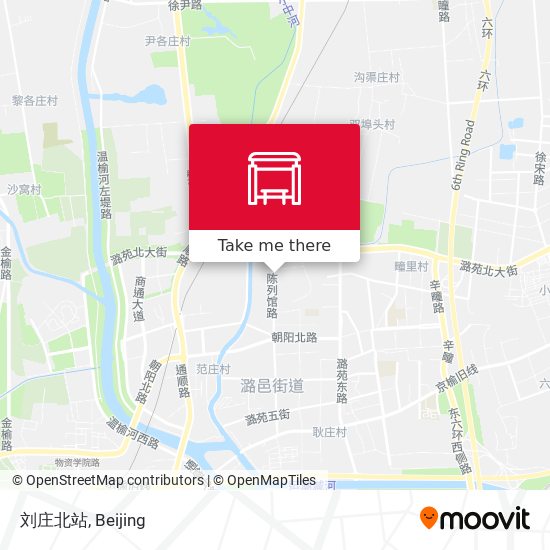 刘庄北站 map