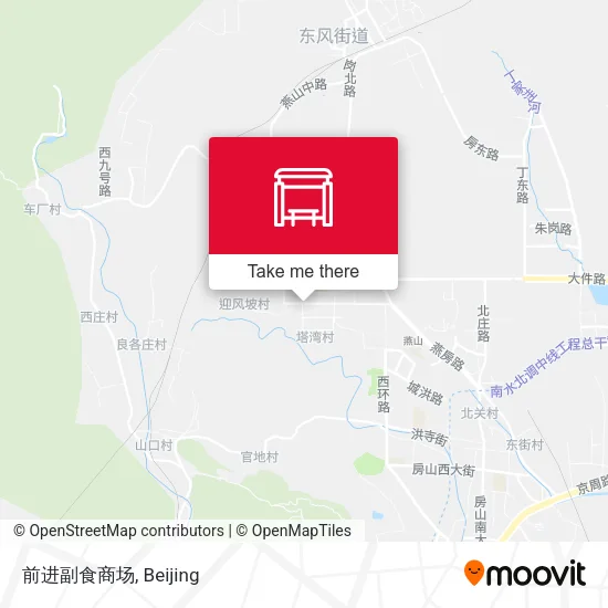 前进副食商场 map
