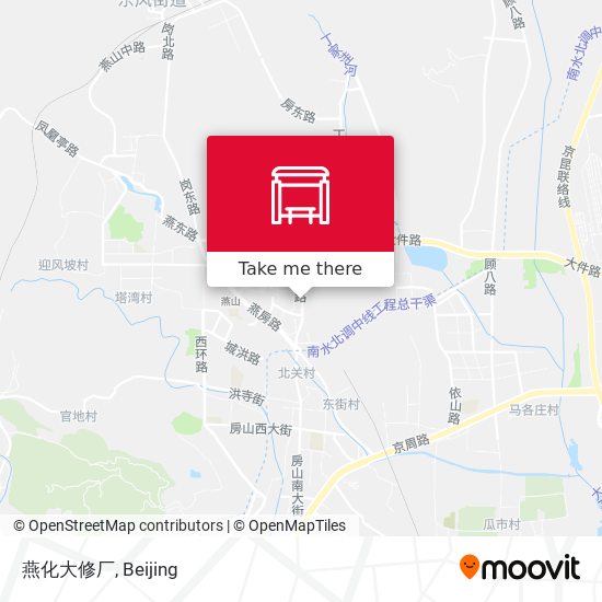 燕化大修厂 map
