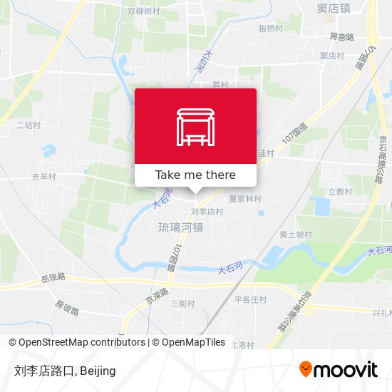 刘李店路口 map