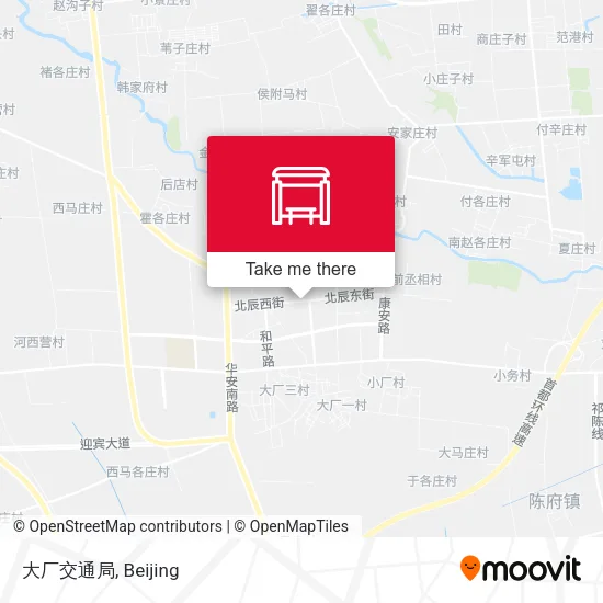 大厂交通局 map