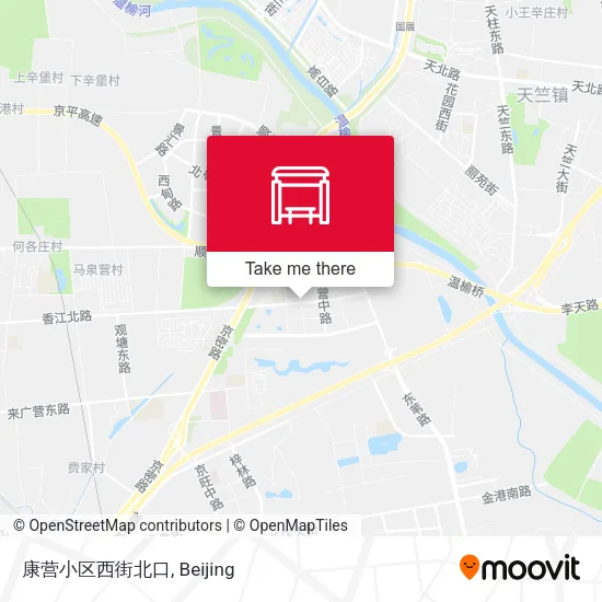 康营小区西街北口 map