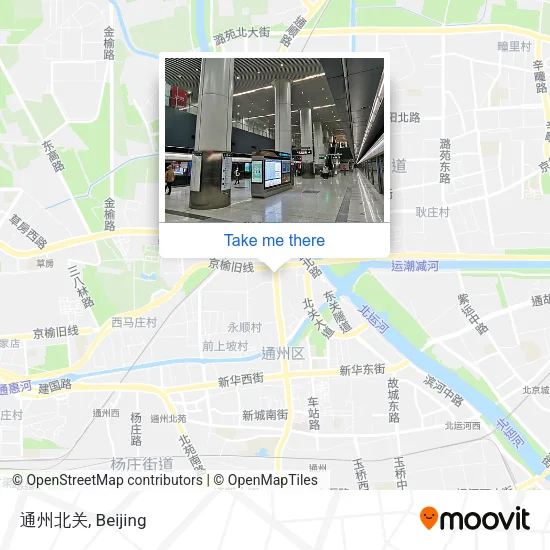 通州北关 map