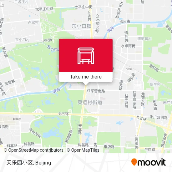 天乐园小区 map