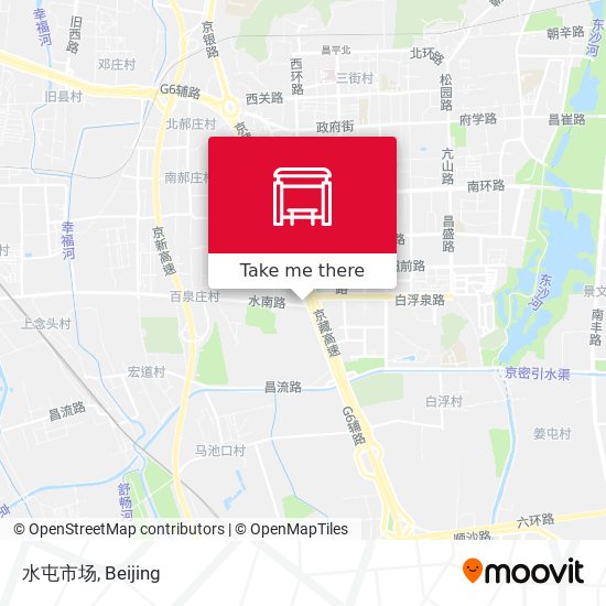水屯市场 map