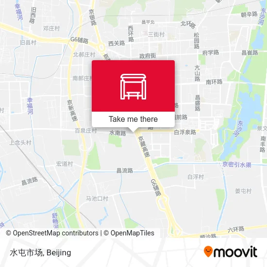水屯市场 map