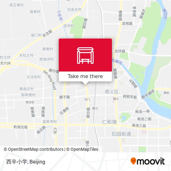 西辛小学 map