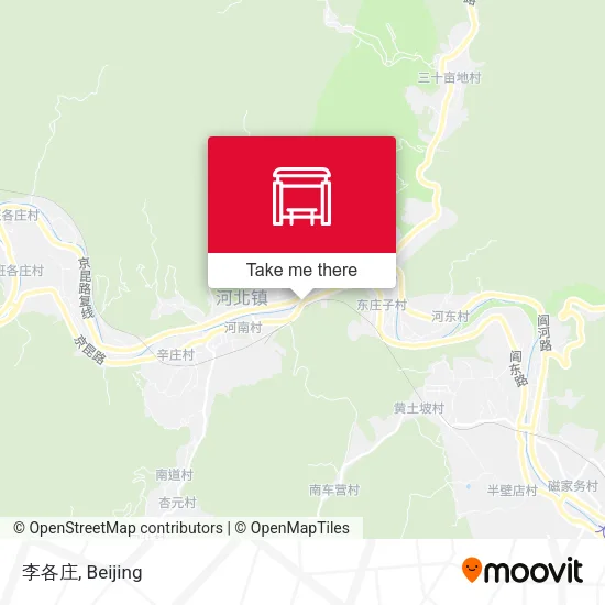 李各庄 map
