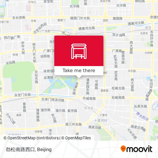 劲松南路西口 map