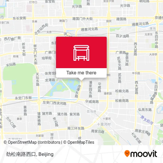 劲松南路西口 map
