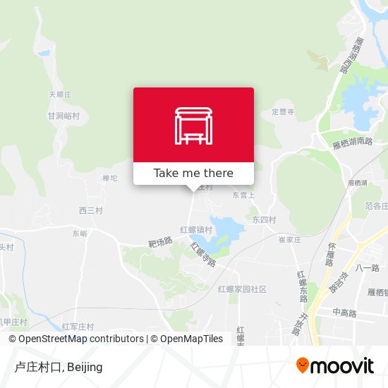 卢庄村口 map