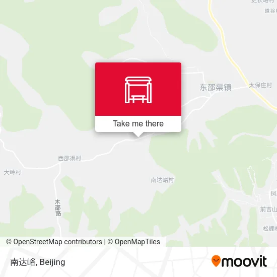 南达峪 map