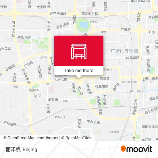 丽泽桥 map