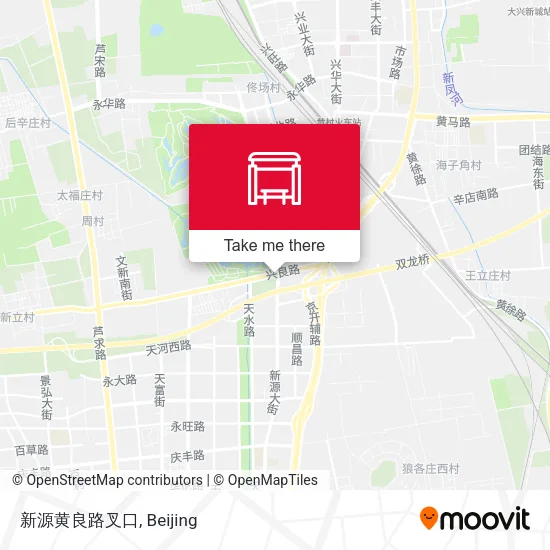 新源黄良路叉口 map