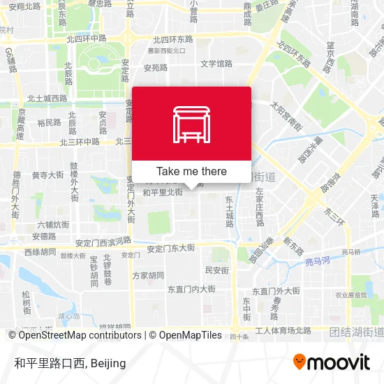 和平里路口西 map