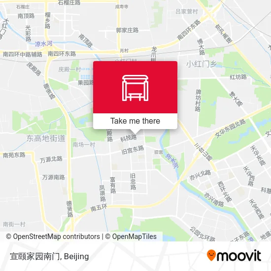 宣颐家园南门 map