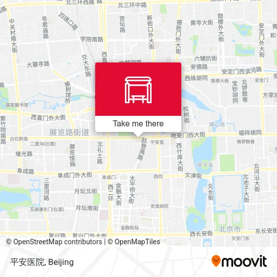 平安医院 map