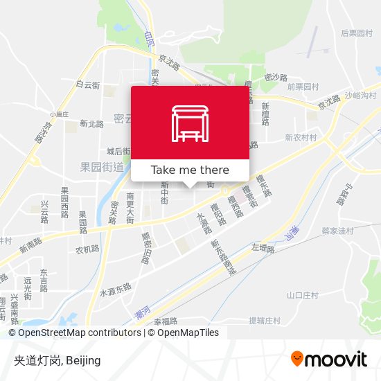 夹道灯岗 map