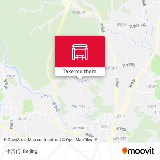 小宫门 map