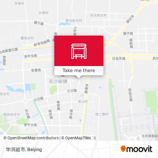 华润超市 map