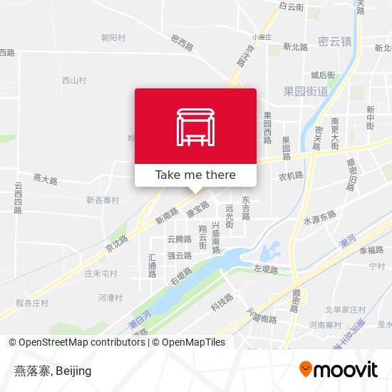 燕落寨 map