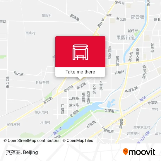 燕落寨 map