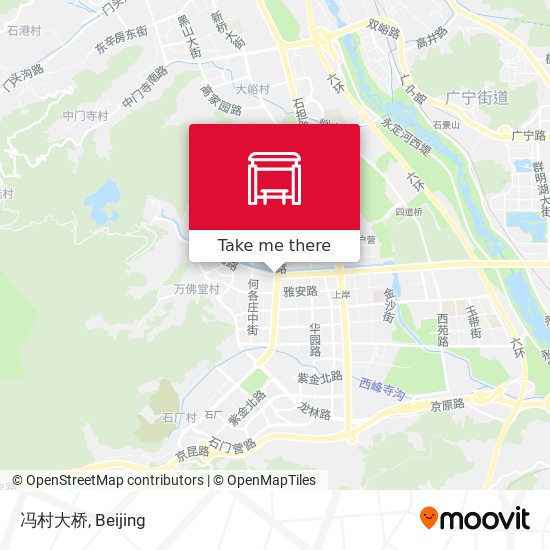 冯村大桥 map