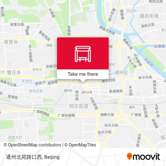 通州北苑路口西 map