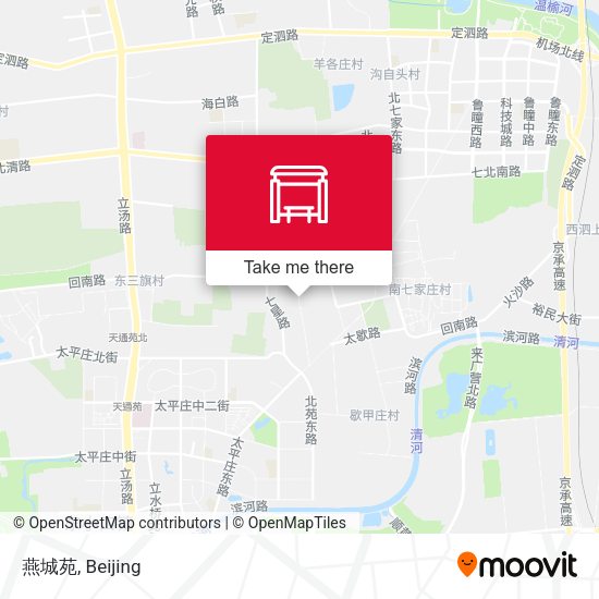 燕城苑 map