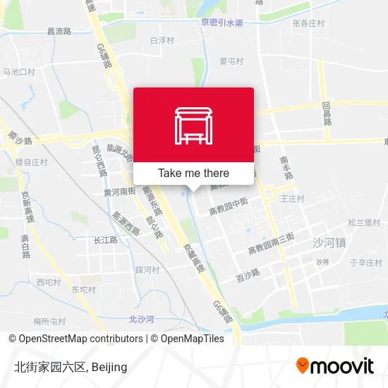 北街家园六区 map