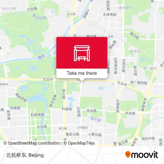 北苑桥东 map